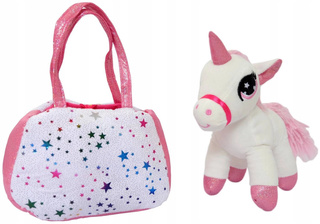 JEDNOROŻEC Pluszowy UNICORN Maskotka Torebka KOŃ Konik 23cm Norimpex