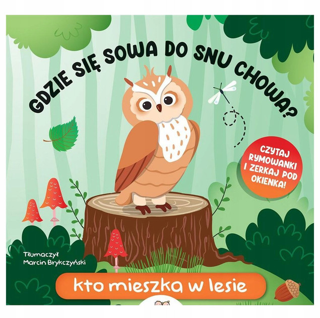 Gdzie się sowa do snu chowa? Kto mieszka w lesie Fiona Huisman