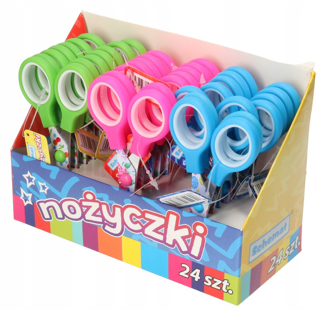 Nożyczki szkolne Schemat 13 cm mix