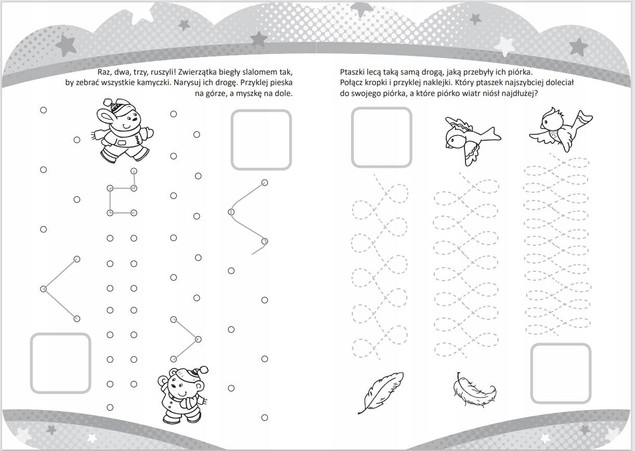 Zdolny 5-latek z naklejkami