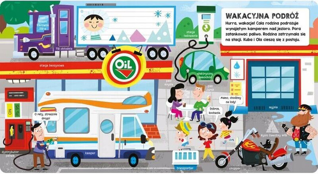 Książeczka z okienkami Pojazdy