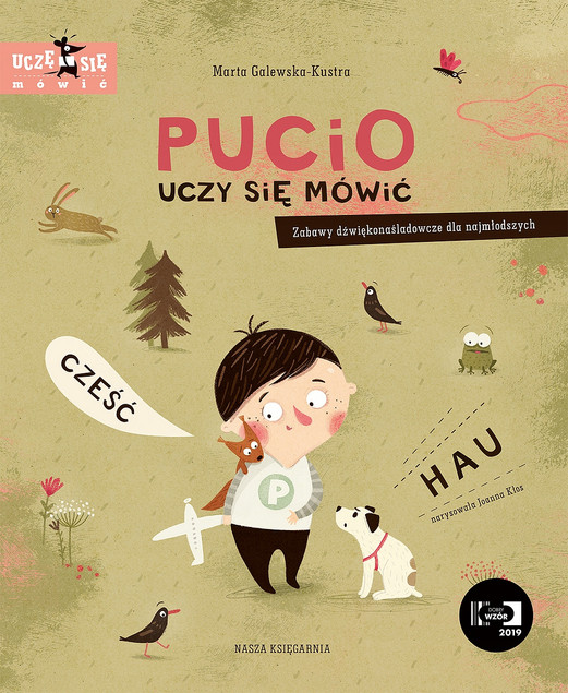 Zestaw 3 książek Pucio – Kolory, dźwięki, pierwsze słowa