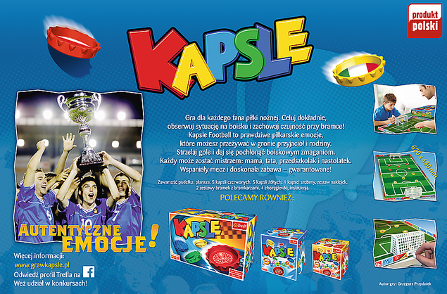 Trefl Gra Kapsle Football