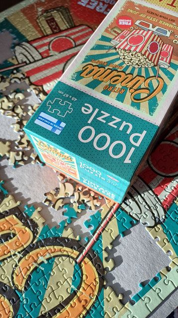 Puzzle 1000 Tactic Vintage Retro Cinema | Plakaty Filmowe