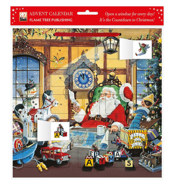 Letter to Santa Advent Calendar (with Stickers) Flame Tree Studio