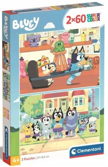Puzzle 2w60 Super Kolor Bluey