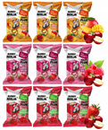 BUNNY NINJA Przekąska Owocowa MIX SMAKÓW Fruit Fluk 15g x9