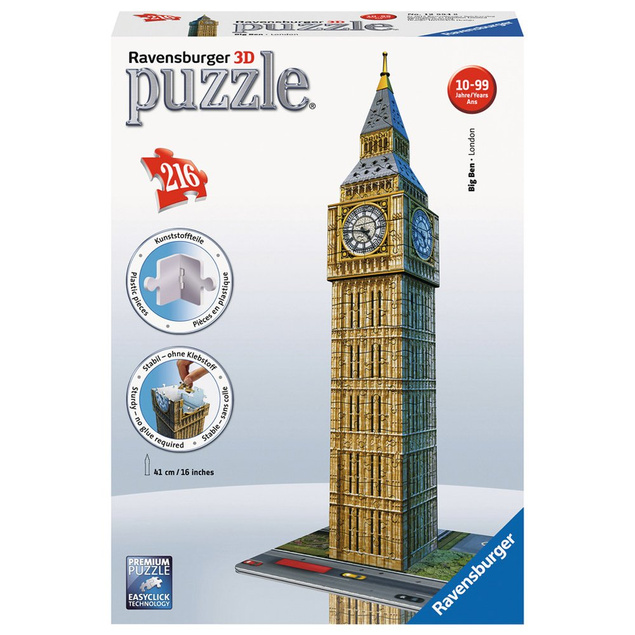 Puzzle 3D 216 Big Ben Ravensburger 