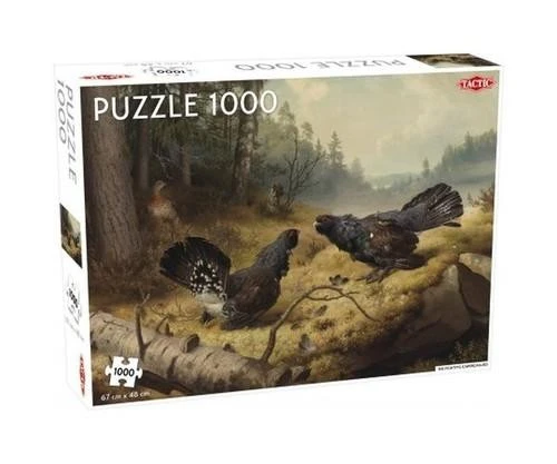 Puzzle Tactic 1000 elementów Walczące Głuszce Ferdinand von Wright Fińskie