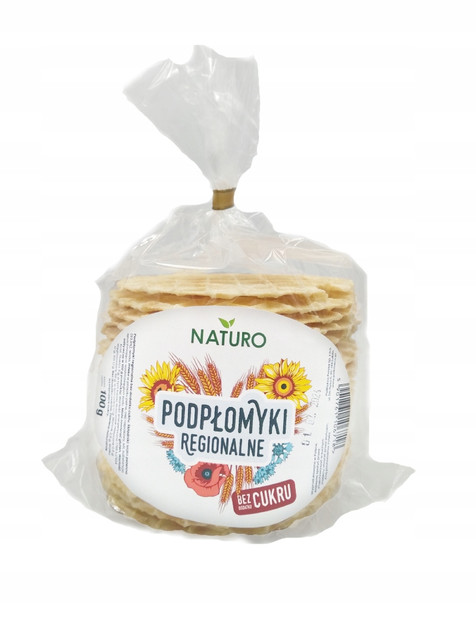 Podpłomyki regionalne bez dodatku cukru 100g Naturo
