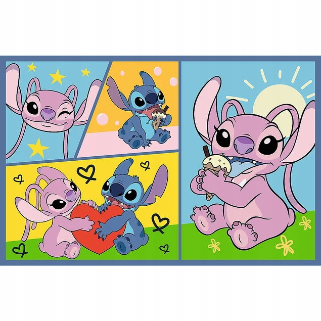 Puzzle Trefl Lilo i Stitch 2x70 elementów
