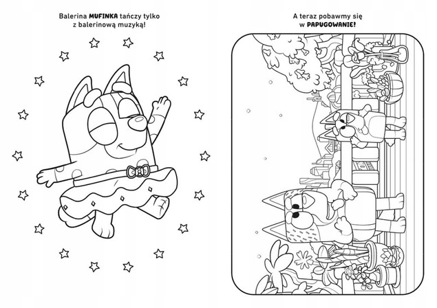 Bluey Ale Zabawa Wesoła Kolorowanka 3+ HarperKids