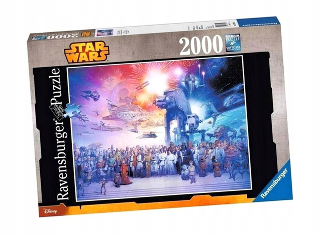 Puzzle 2000 Ravensburger Uniwersum Gwiezdnych Wojen STAR WARS