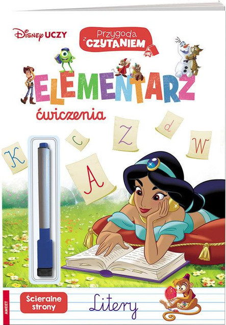 Disney Uczy Przygoda z Czytaniem Elementarz Ćwiczenia Praca zbiorowa