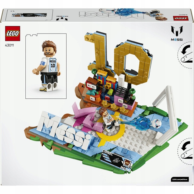 LEGO Editions 43011 Lionel Messi – Football Highlights, 500 elementów