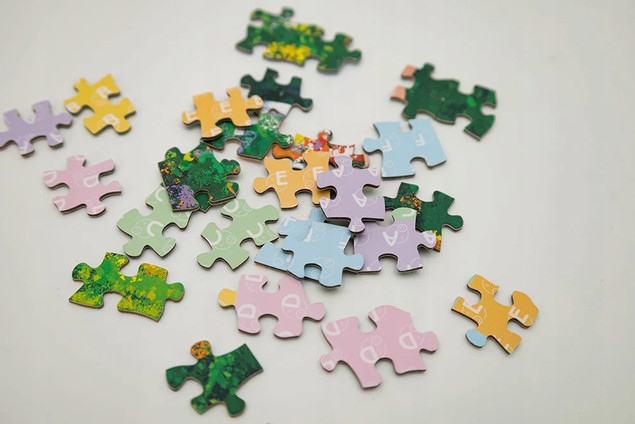 Puzzle Askato 500 el. Dwustronne Dziewczyna z Gąskami +12 lat