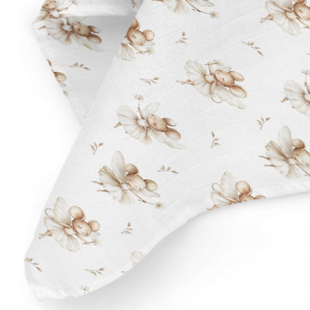 Pieluszka BAMBUSOWA Pielucha 40x40 MYSZKI Myszka Ulewajka Bocioland BL193