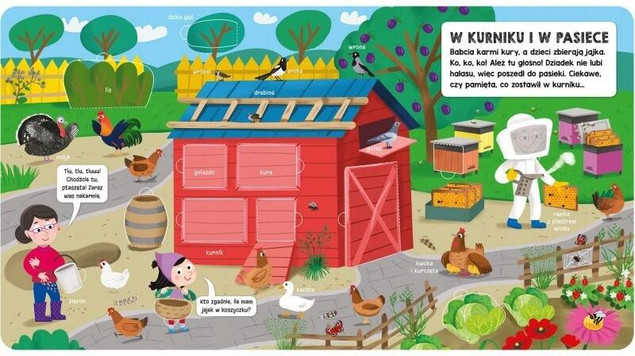 Książeczka z okienkami. Na wsi