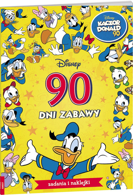 Kaczor Donald 90 dni zabawy Ameet książka aktywności naklejki