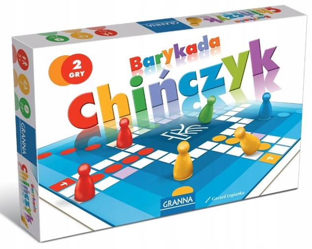 Granna Gra Planszowa Chińczyk / Barykada 2w1 Rodzinna Dla Dzieci