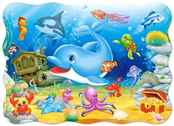 Puzzle delfin 30 el. Castorland