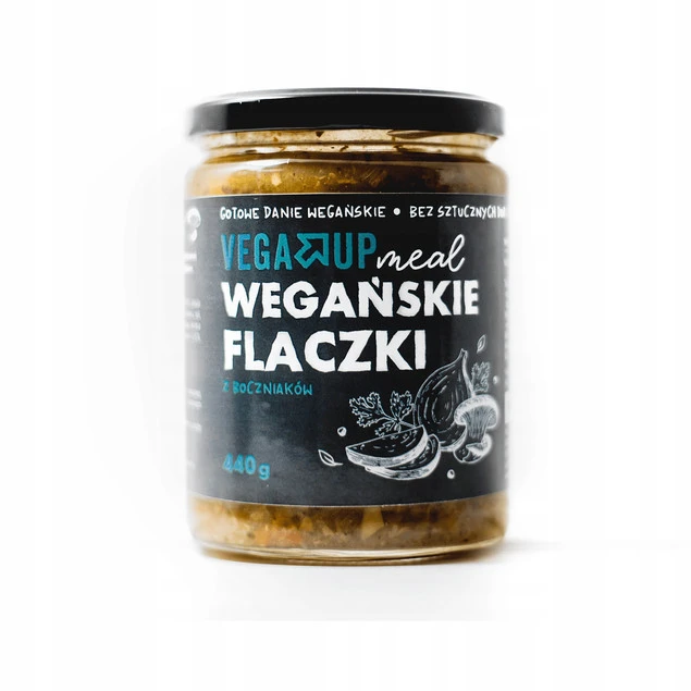 Flaczki Wegańskie z Boczniaków 440g Vega UP