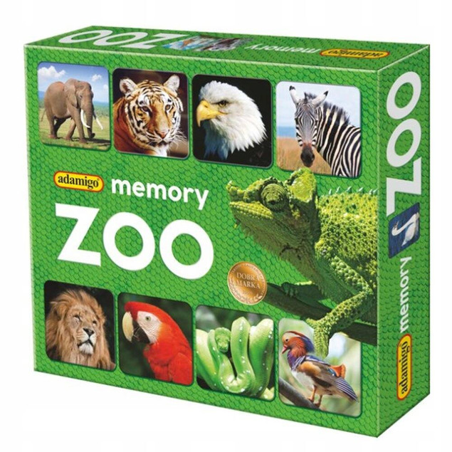 Gra Memory Zoo Pamięciowa Dla Dzieci Pamięć 5+ Adamigo