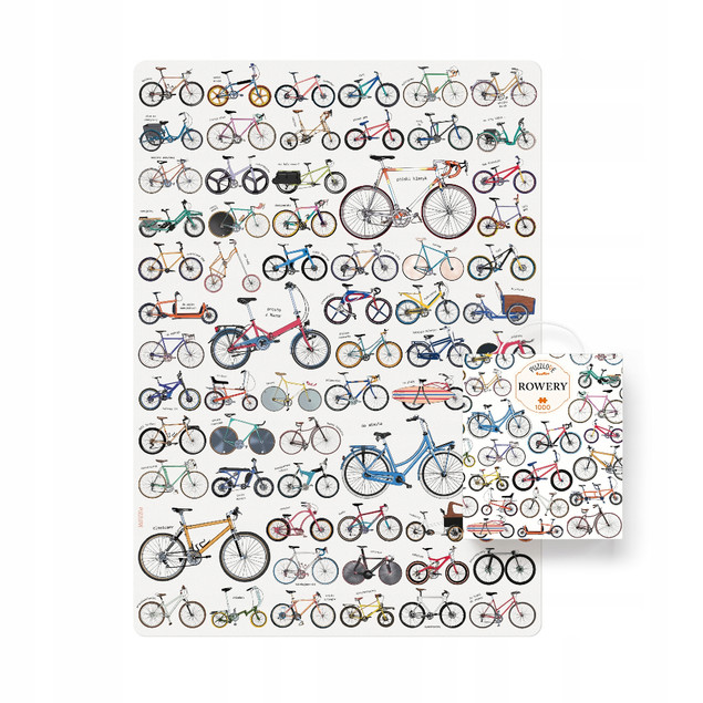 Puzzlove CzuCzu Puzzle 1000 elementów Rowery – Dla Rowerzysty