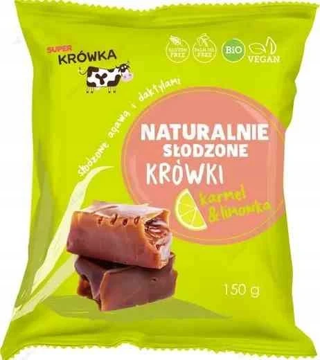 Krówki wegańskie Super Krówka limonka opakowanie