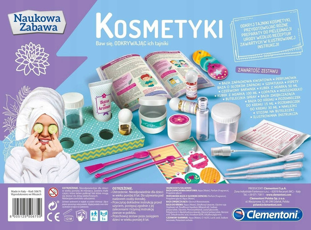 Zestaw Fabryka Kosmetyków (8+) – Clementoni