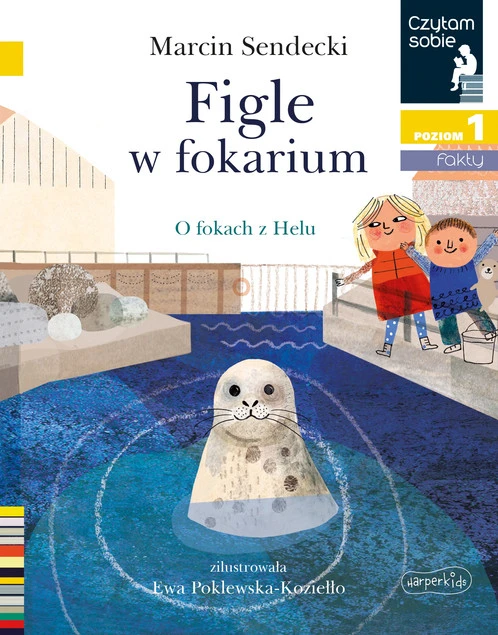 Okładka książki Czytam sobie Poziom 1 Figle w fokarium