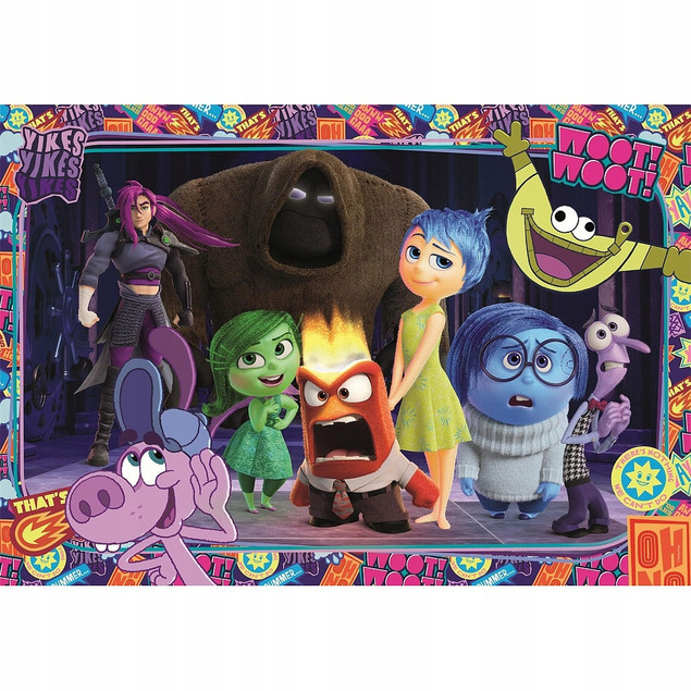 Puzzle Clementoni Disney W Głowie Się Nie Mieści Brain Team 104 elementy