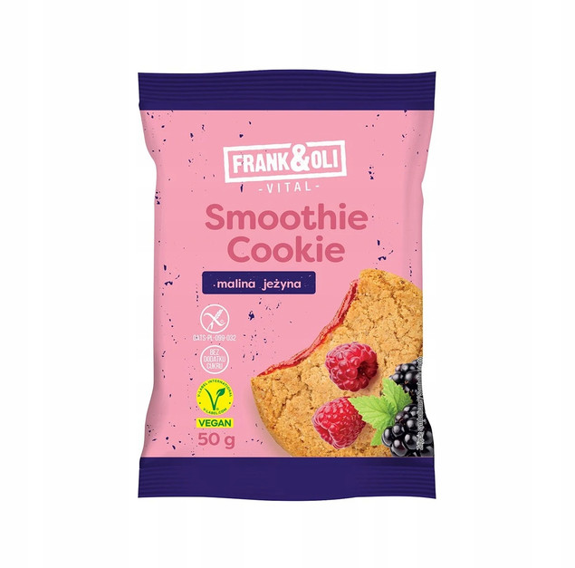 Ciastko Owsiane Smoothie Malina i Jeżyna