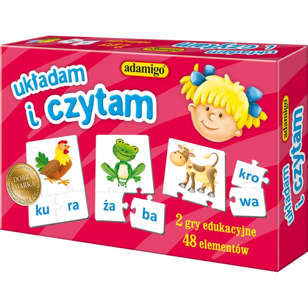 Puzzle Układam i czytam 5+