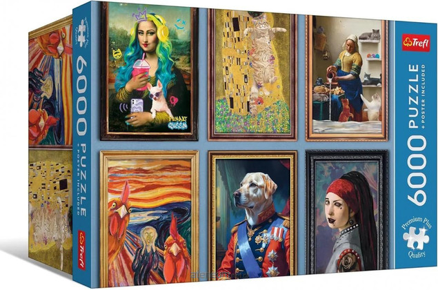 Trefl Puzzle 6000 PREMIUM PLUS Fun Art Collection 81048 – Kolekcja Sztuki