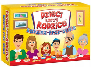 Dzieci Kontra Rodzice Rodzina Przy Stole Gra W Pytania 6+ Kangur