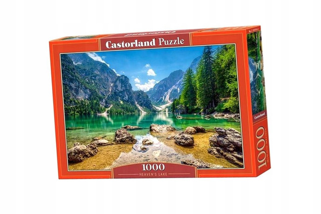 Puzzle 1000 Układanka Krajobraz Widok Góry Las JEZIORO 9+ Castor