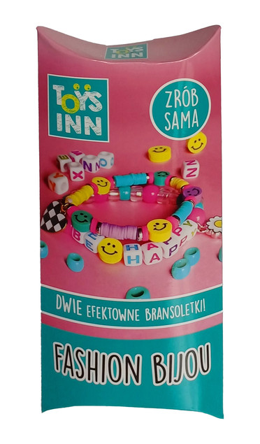 Zestaw Kreatywny Bransoletki Be Happy DIY STnux WND D5 Koraliki