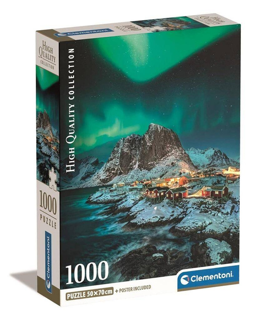 Puzzle 1000 Układanka Wyspy LOFOTY Norwegia Archipelag Obraz 7+ Clementoni