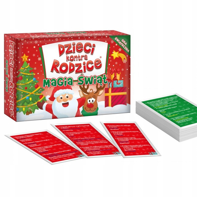 Dzieci kontra Rodzice: Magia Świąt - zestaw gier rodzinnych Kangur