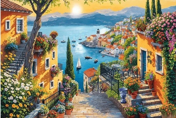 Puzzle Trefl Nadmorski widok elementy