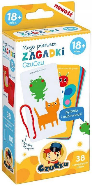 Moje Pierwsze Zagadki Łamigłówki Quiz 18M+ CzuCzu