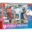 Puzzle Trefl 500 el. Pozdrowienia z Londynu do Kolorowania Creative