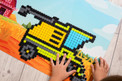 KLOCKI MELI Minis FARMER Thematic 2w1 Wafle Konstrukcyjne 500 El. TRAKTOR