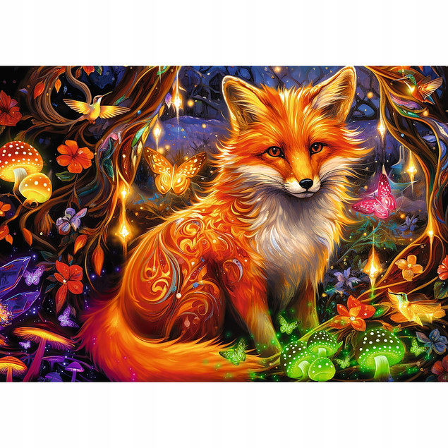 Puzzle Baśniowy lis Trefl + 1000 elementów