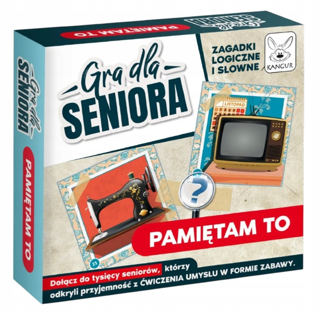 Gra Planszowa PAMIĘTAM TO! Kangur dla Seniora