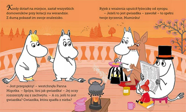 Muminek i Gwiazdka Z Nieba Tove Jansson 3+ HarperKids