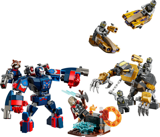 LEGO Marvel 76322 Avengers: Koniec gry – Thor vs Chitauri, 373 el.