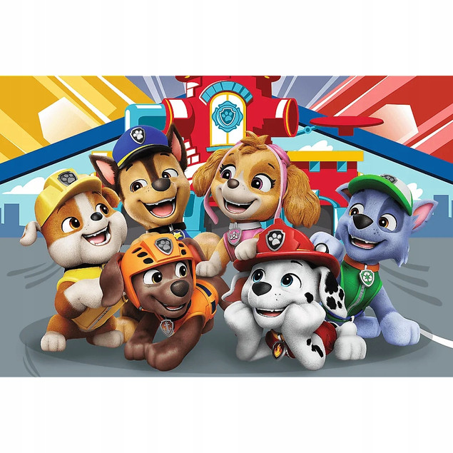 Trefl Puzzle Paw Patrol 60 el. Psie popołudnie + Plakat