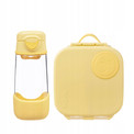 Zestaw B.Box Lemon Twist: Sportowa Butelka Tritanowa 450 ml + Mini Lunchbox dla Dzieci